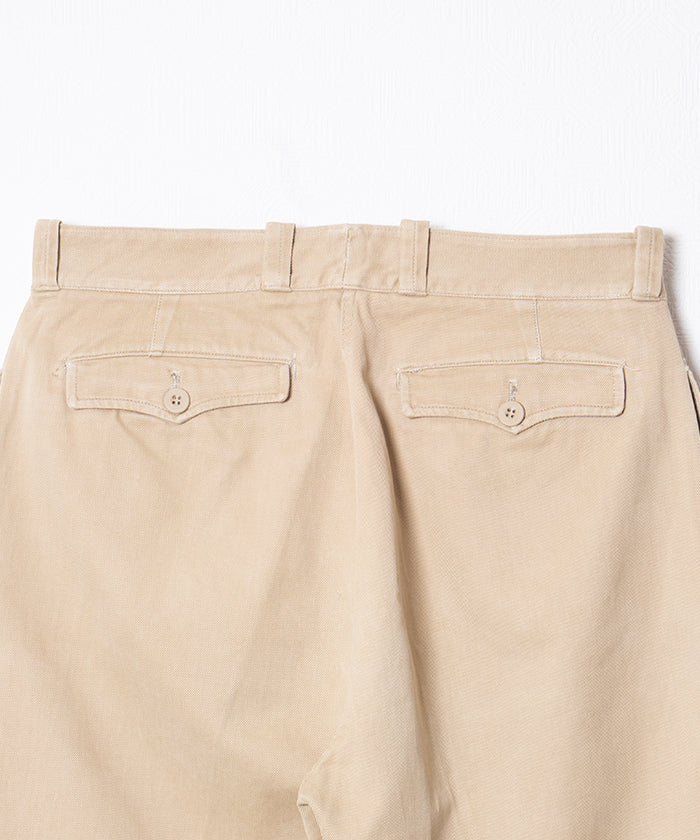1950-60’s FRENCH ARMY M52 CHINO PANTS - 23 ‐ 2