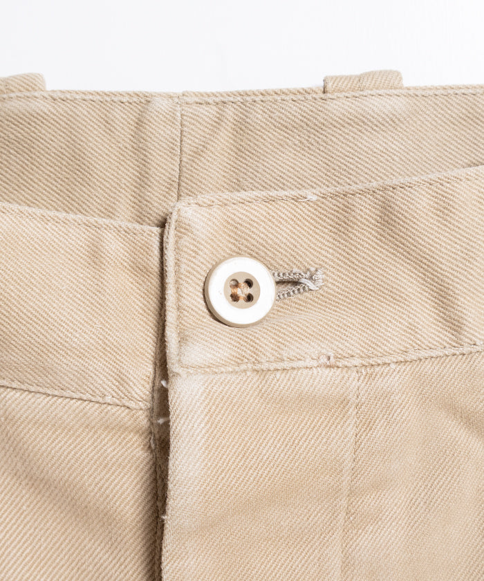 1950-60’s FRENCH ARMY M52 CHINO PANTS - 23 ‐ 2