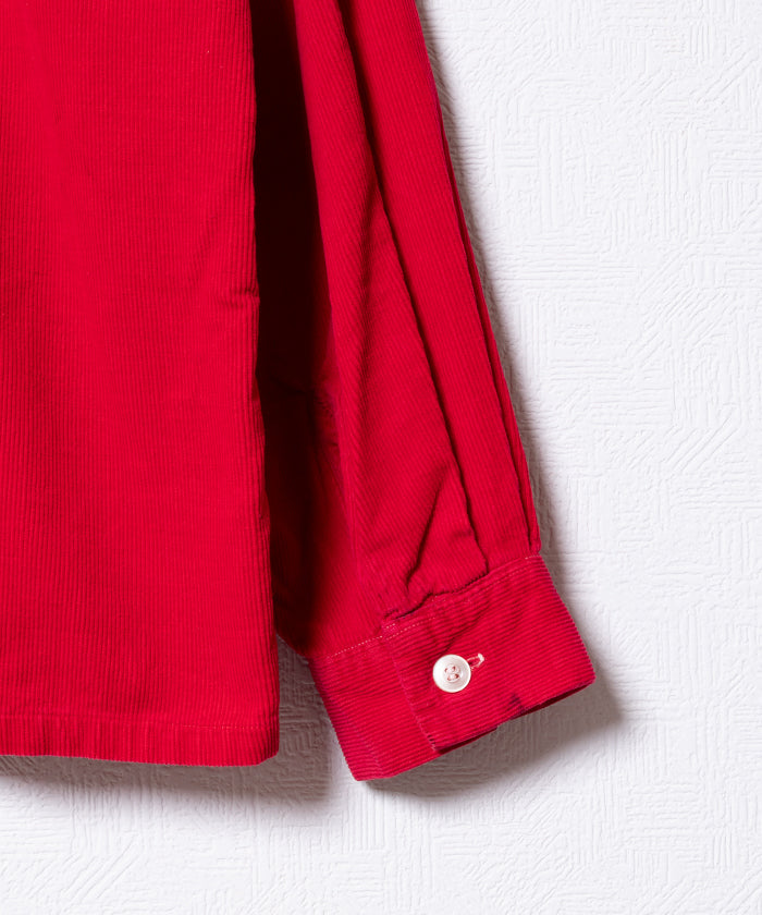 1950's FLEX-O-RIB OPEN COLLAR SHIRT CORDUROY