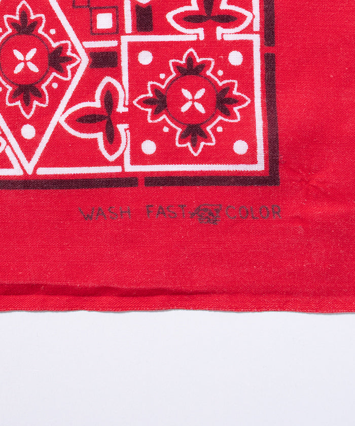 1950’s USA BANDANA WPL9939 TIGER BRAND - RED 4