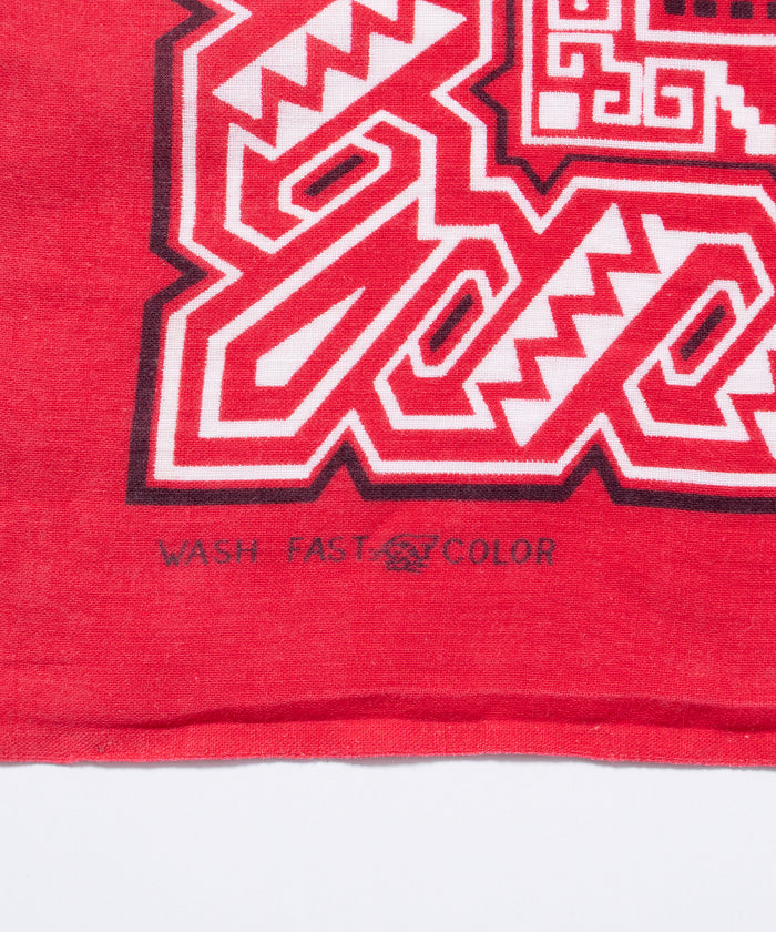 1950’s USA BANDANA WPL9939 TIGER BRAND - RED 5