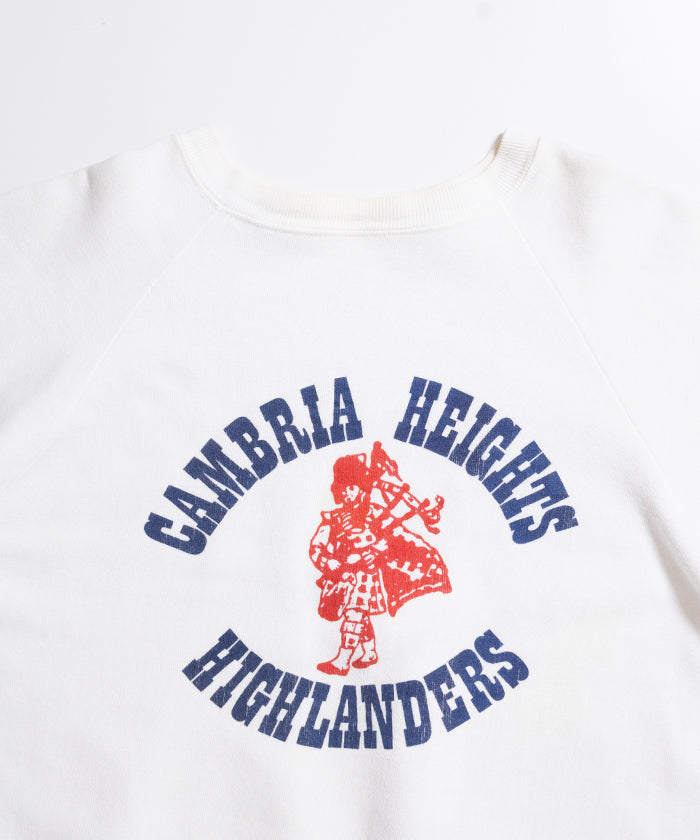1960's CREW NECK SWEATSHIRT CAMBRIA HEIGHTS HIGHLANDERS - A'r139 Kamakura