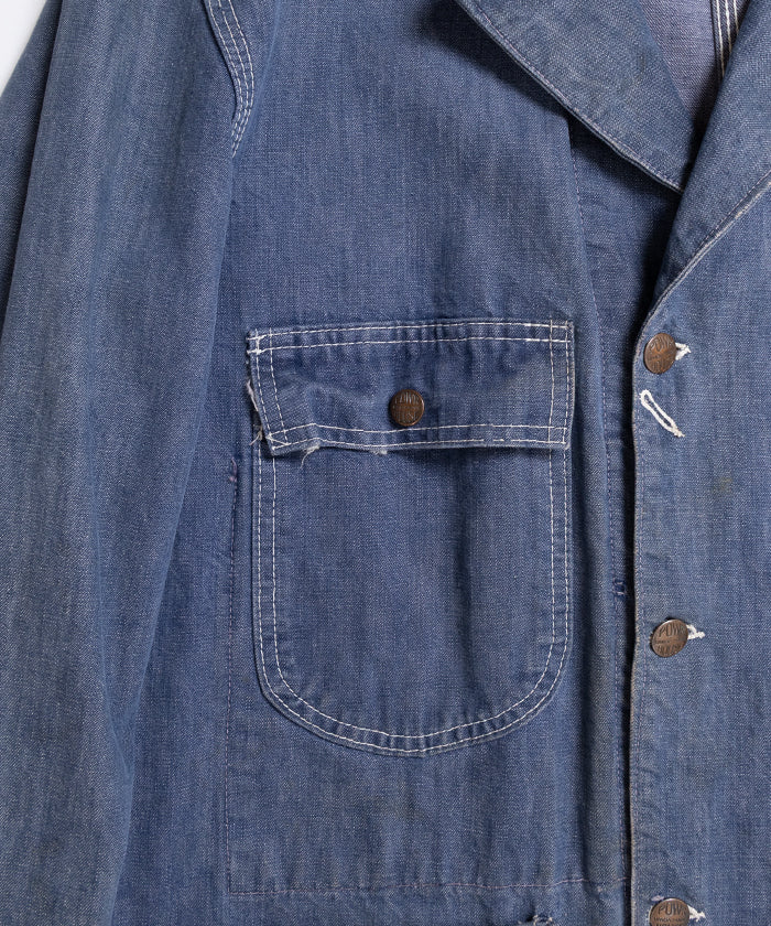 1960's POWRHOUSE WORK JACKET COVERALL - A'r139 Kamakura