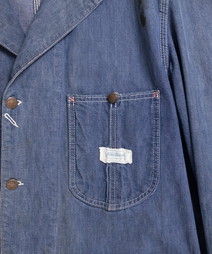 1960's POWRHOUSE WORK JACKET COVERALL - A'r139 Kamakura