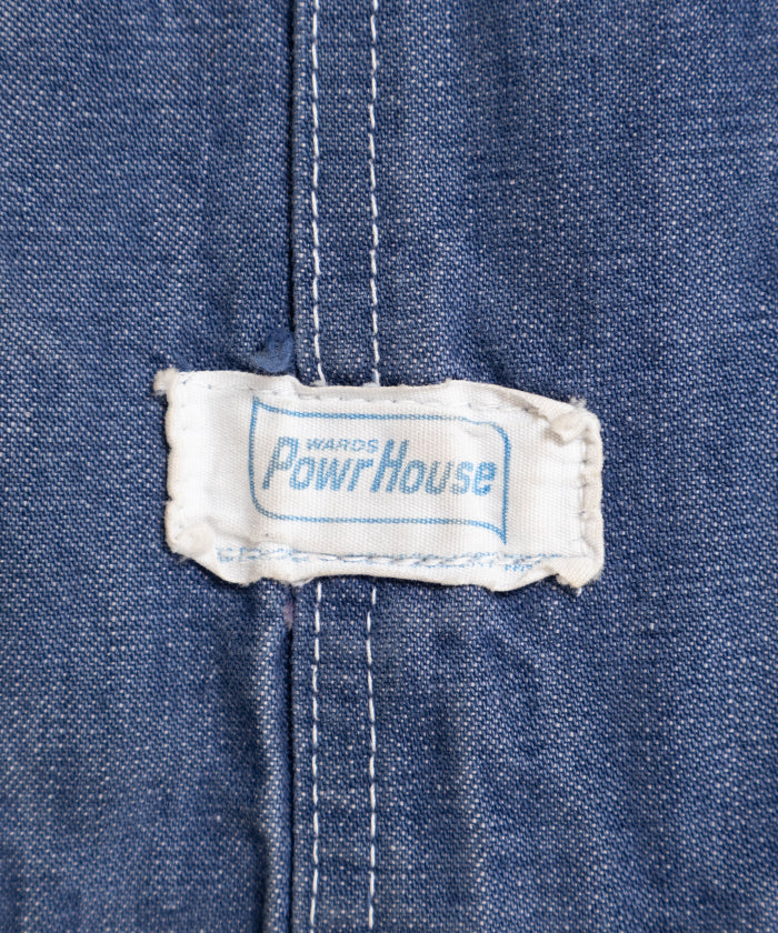 1960's POWRHOUSE WORK JACKET COVERALL - A'r139 Kamakura