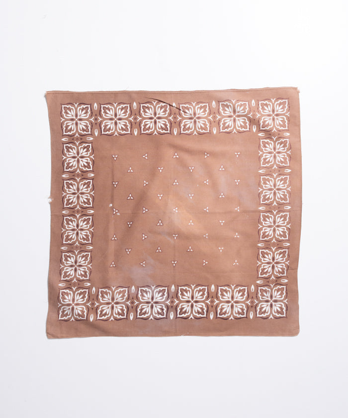 1960’s USA BANDANA RN14193 CLOVER - BROWN 2