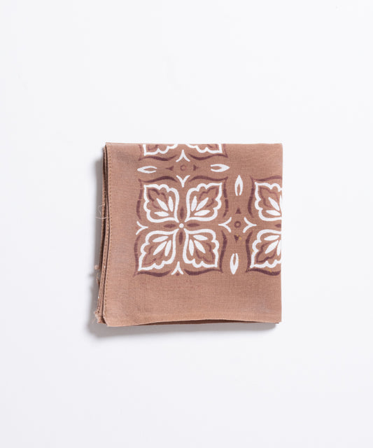 1960’s USA BANDANA RN14193 CLOVER - BROWN 2
