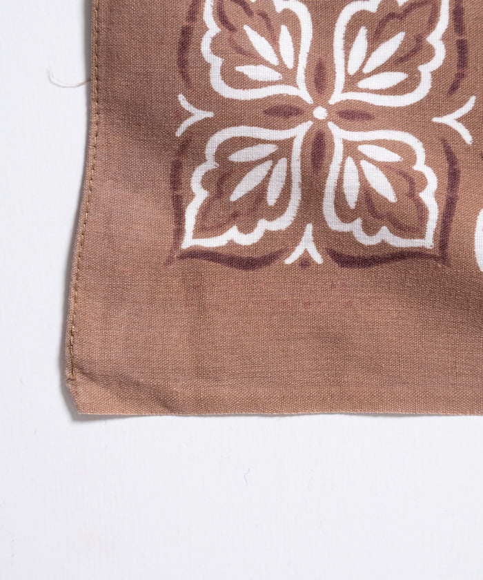 1960’s USA BANDANA RN14193 CLOVER - BROWN 2