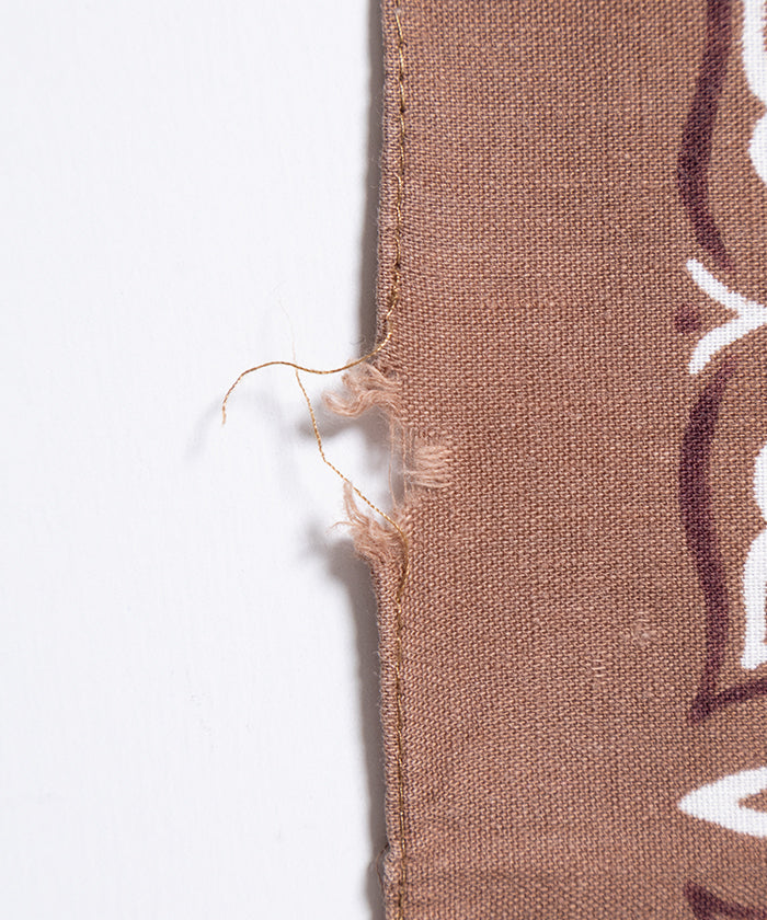 1960’s USA BANDANA RN14193 CLOVER - BROWN 2