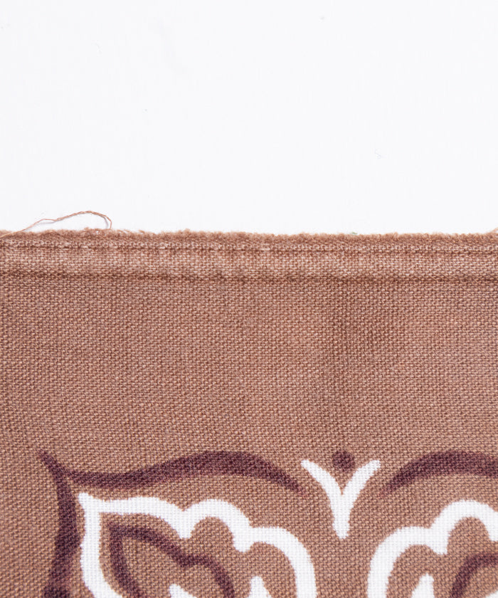 1960’s USA BANDANA RN14193 CLOVER - BROWN 2