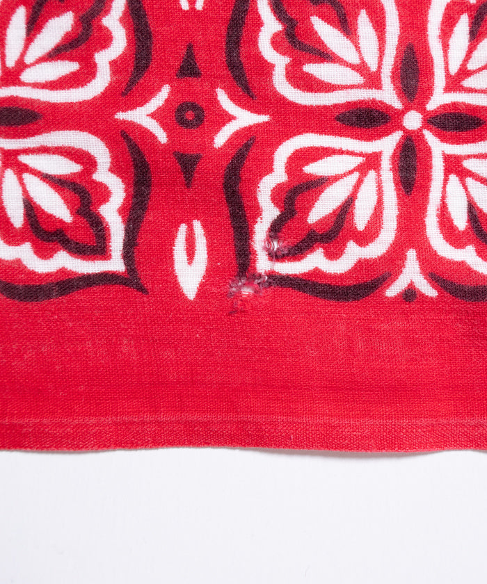 1960’s USA BANDANA RN14193 CLOVER - RED