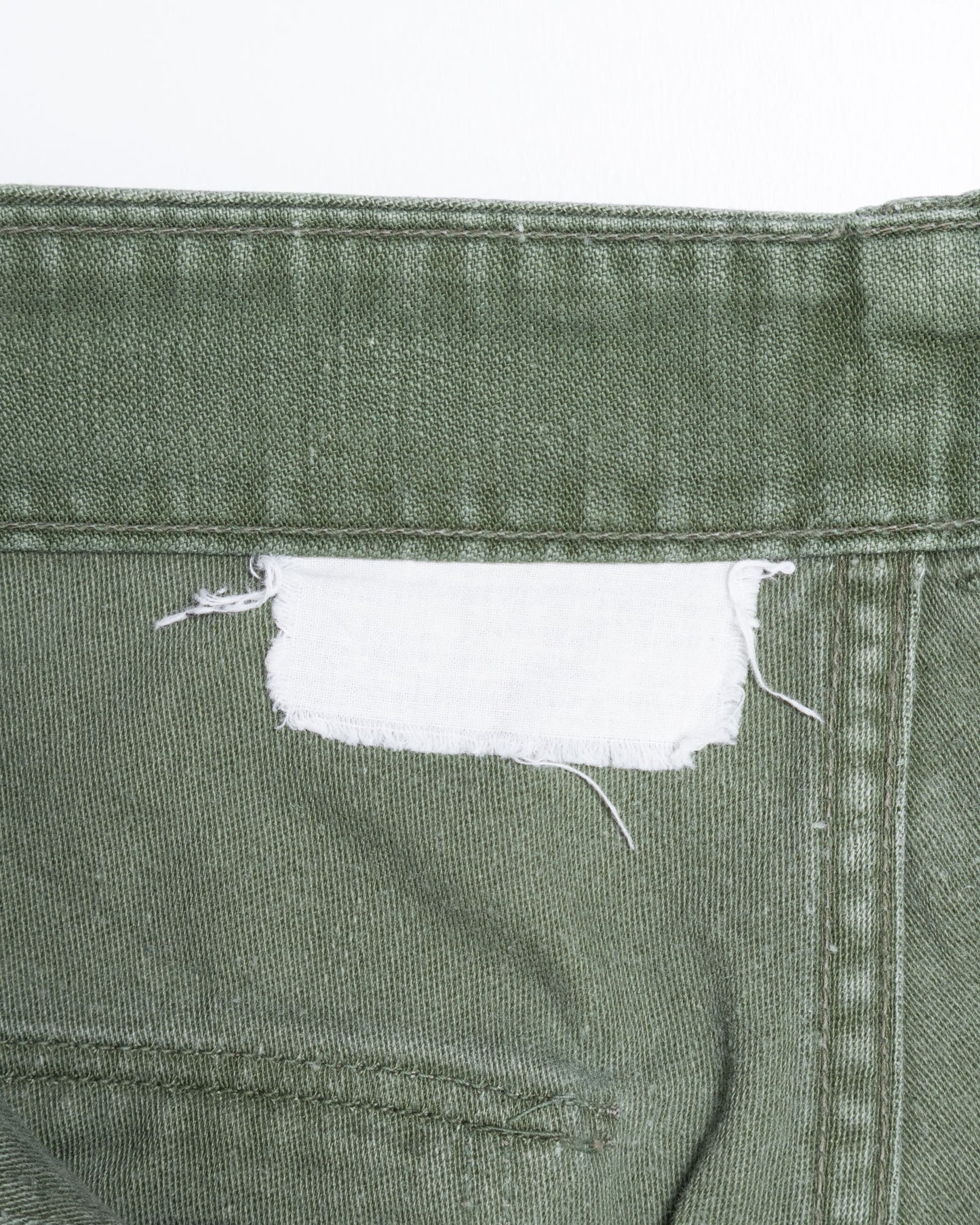 1960's US ARMY UTILITY BAKER PANTS WITH SIDE BUTTON ADJUSTER