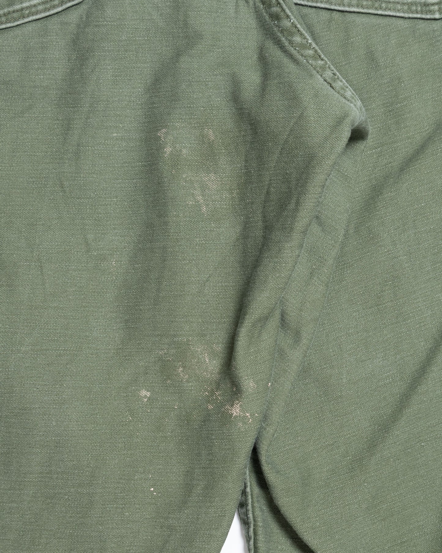 1960's US ARMY UTILITY BAKER PANTS WITH SIDE BUTTON ADJUSTER