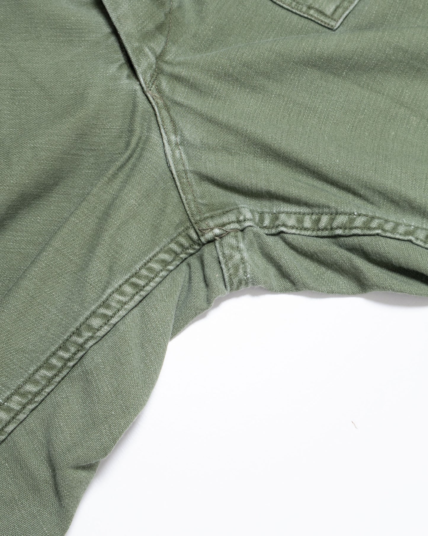 1960's US ARMY UTILITY BAKER PANTS WITH SIDE BUTTON ADJUSTER