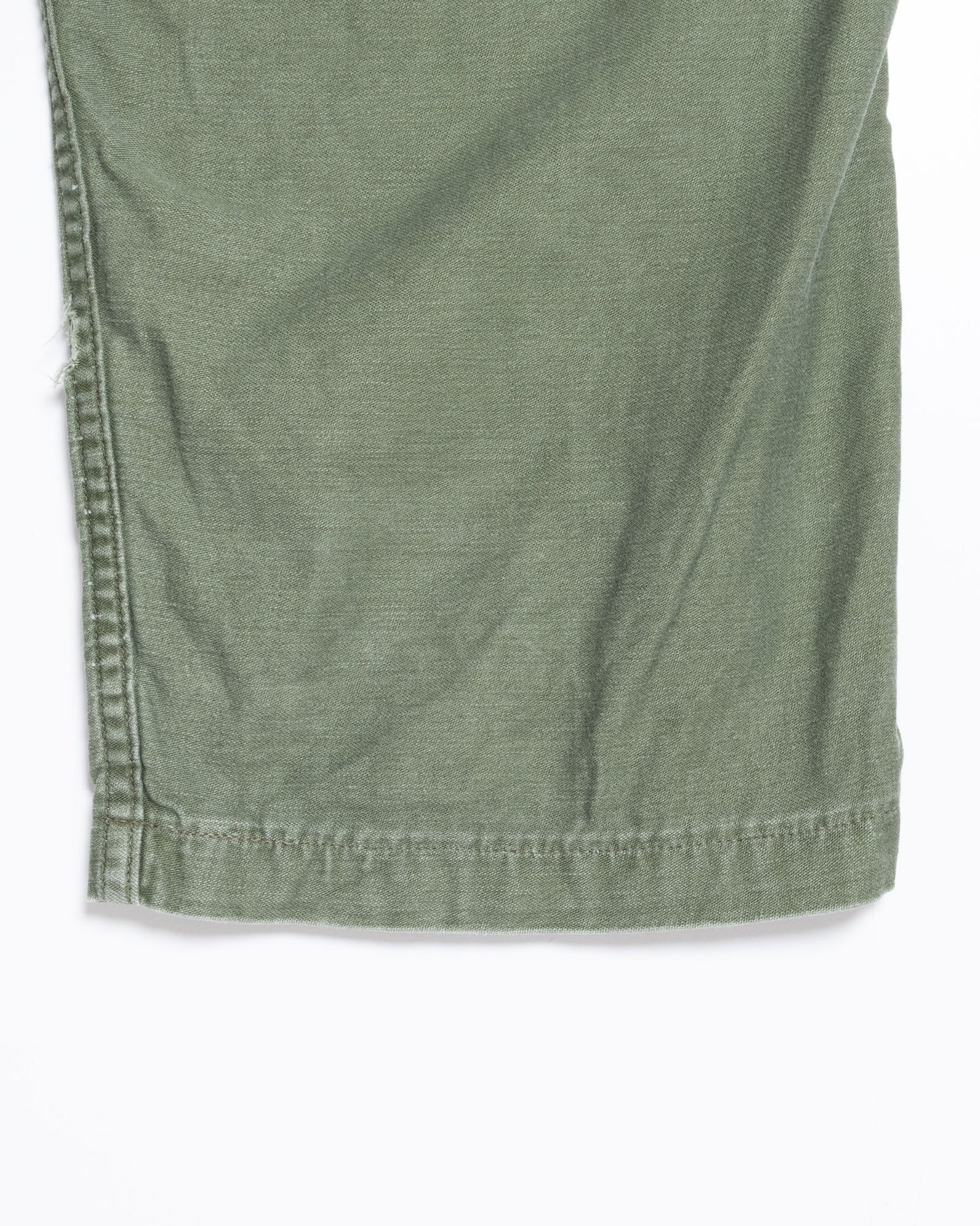 1960's US ARMY UTILITY BAKER PANTS WITH SIDE BUTTON ADJUSTER