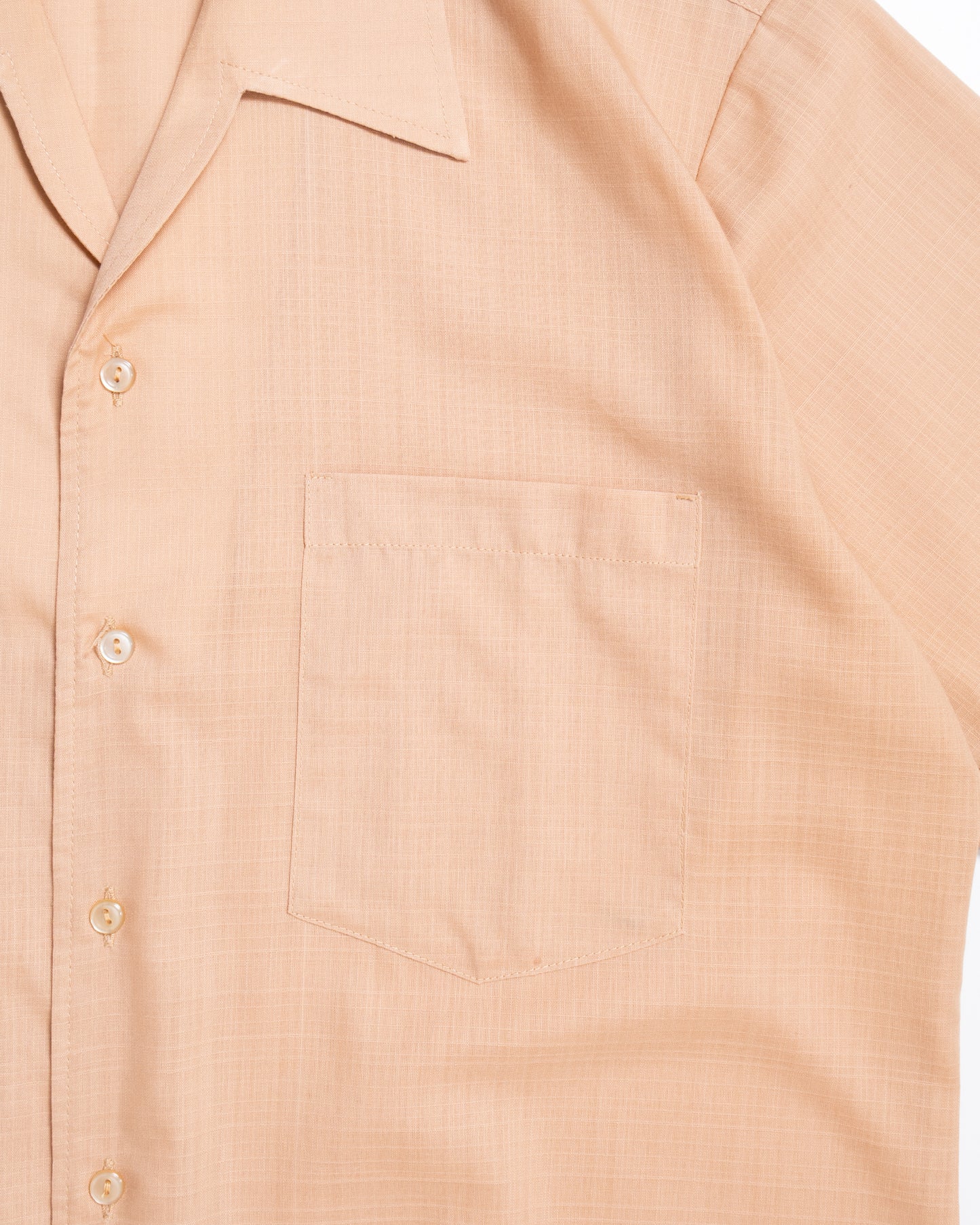 1960's VIYELLA HOUSE SHAN SU OPEN COLLAR SHIRT
