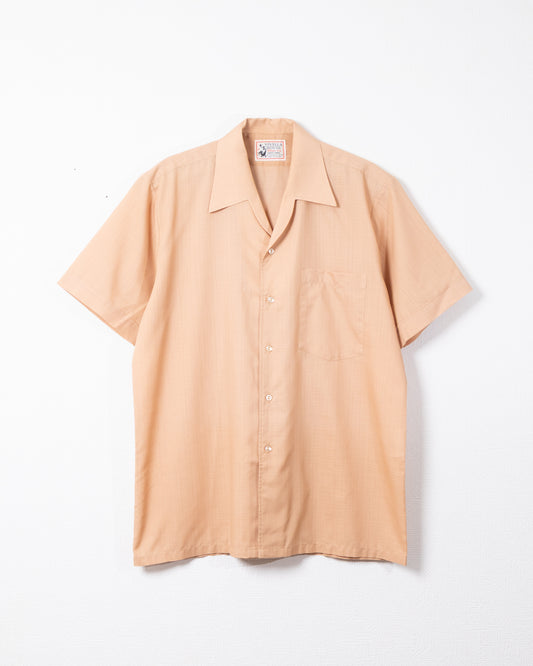 1960's VIYELLA HOUSE SHAN SU OPEN COLLAR SHIRT
