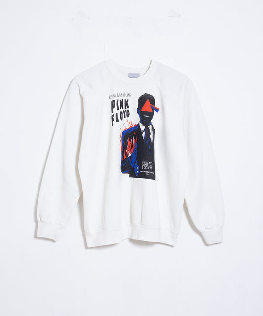 1970's CREW NECK SWEATSHIRT PINK FLOYD RAVING AND DROOLING / ヴィンテージ クルーネック スウェット ピンクフロイド バンド 古着 オンラインショップ 通販 