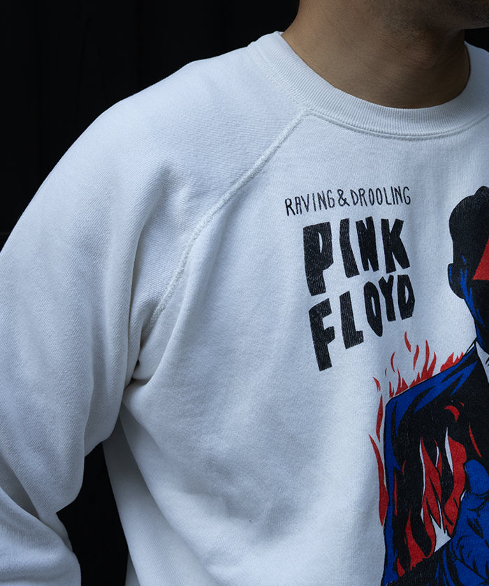 1970's CREW NECK SWEATSHIRT PINK FLOYD RAVING AND DROOLING / ヴィンテージ クルーネック スウェット ピンクフロイド バンド 古着 オンラインショップ 通販 