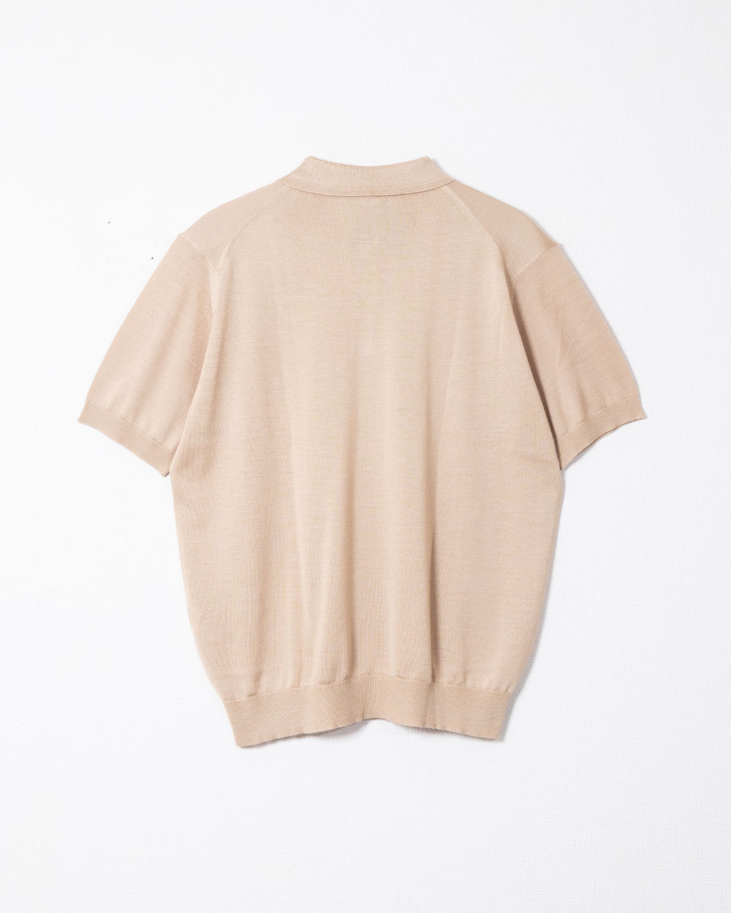 1970's GUY DE BERAC S/S POLO SHIRT DEADSTOCK - BEIGE