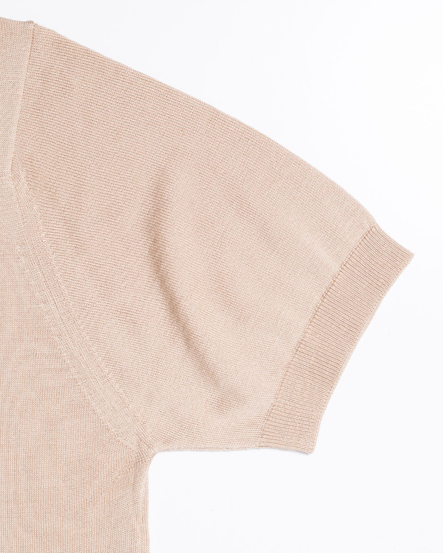 1970's GUY DE BERAC S/S POLO SHIRT DEADSTOCK - BEIGE