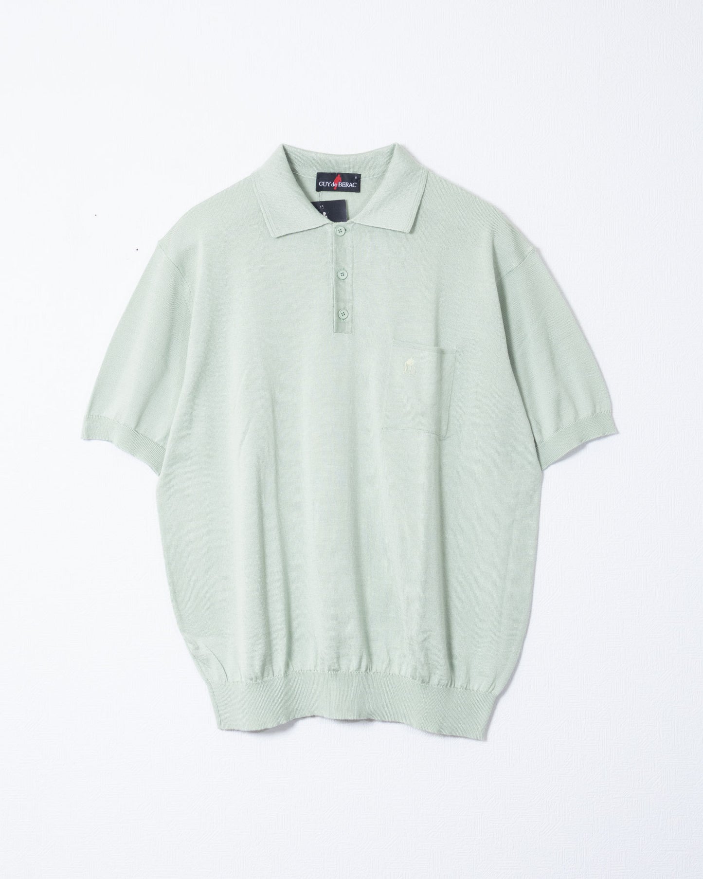 1970's GUY DE BERAC S/S POLO SHIRT DEADSTOCK - MINT