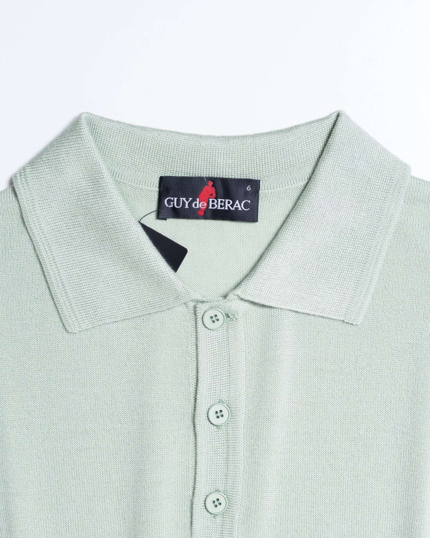 1970's GUY DE BERAC S/S POLO SHIRT DEADSTOCK - MINT