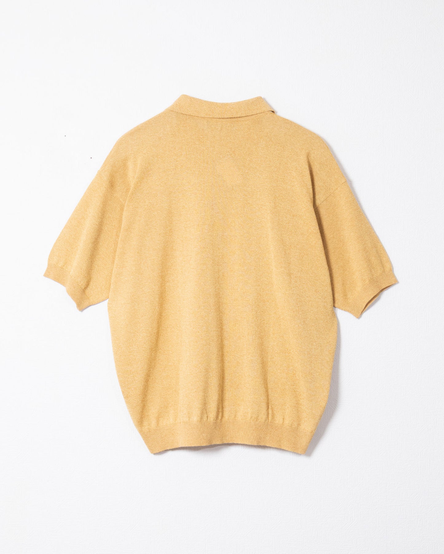 1970's GUY DE BERAC S/S POLO SHIRT DEADSTOCK - MUSTARD