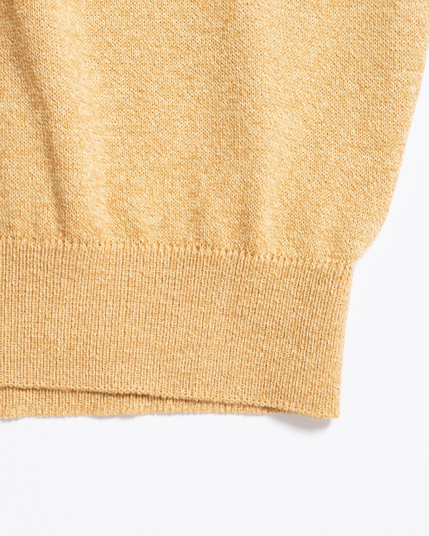 1970's GUY DE BERAC S/S POLO SHIRT DEADSTOCK - MUSTARD