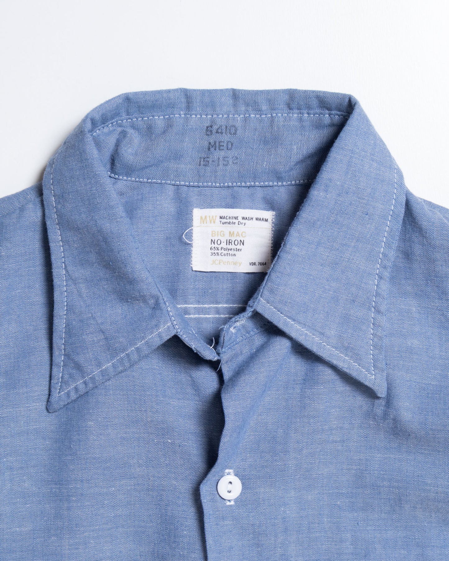 1970's JC PENNY BIG MAC CHAMBRY SHIRT - 1