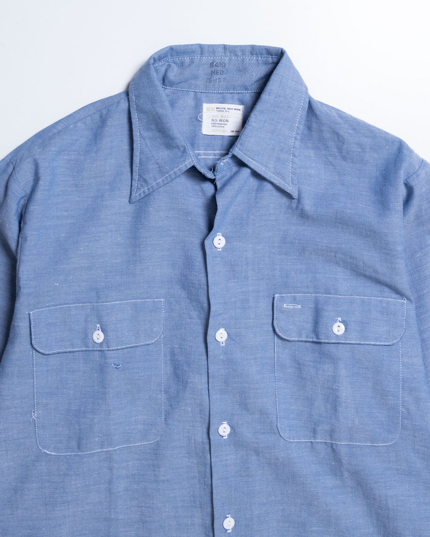 1970's JC PENNY BIG MAC CHAMBRY SHIRT - 1