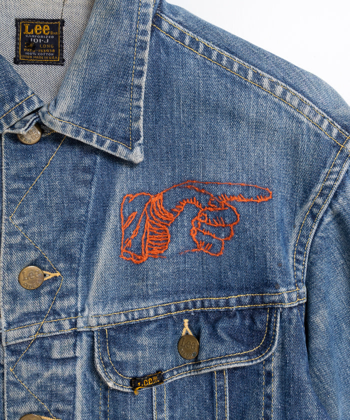 1970's Lee 101-J DENIM JACKET - 38 LONG - A'r139 Kamakura