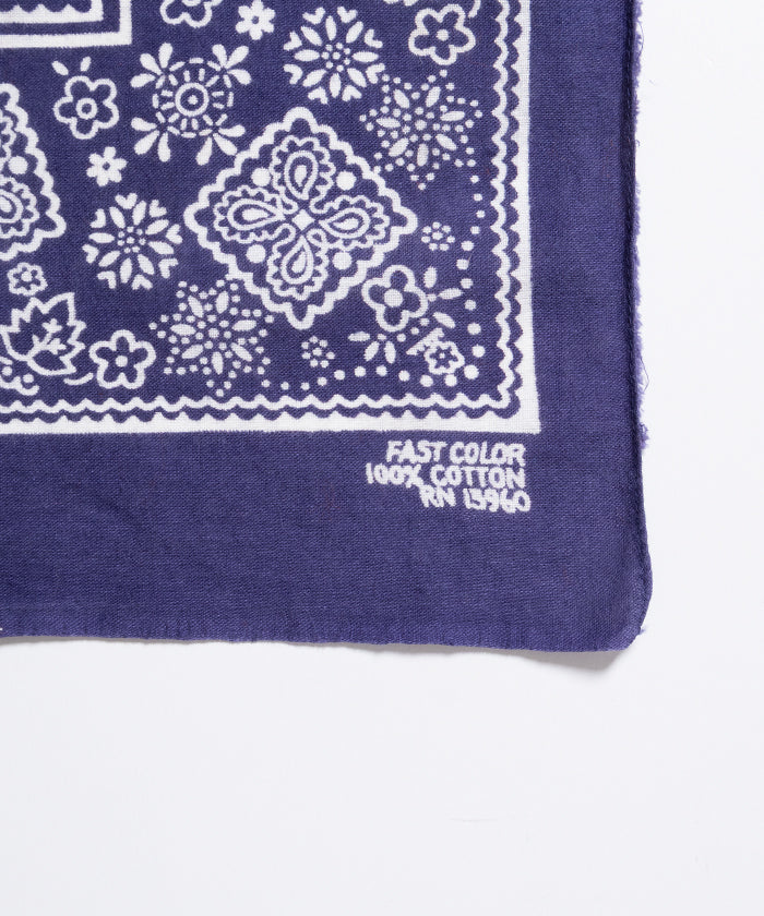 1960’s USA BANDANA RN13960 COOKIE - NAVY