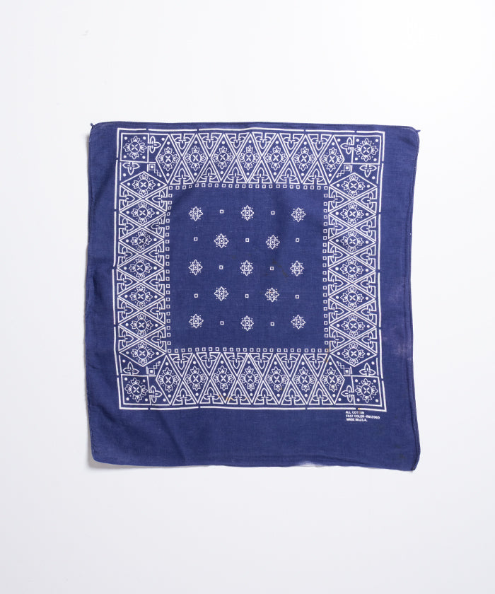 1970’s USA BANDANA RN13960 - NAVY
