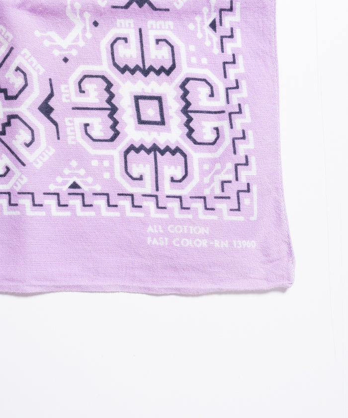1960-70’s USA BANDANA LIGHTNING RN13960 - LAVENDER