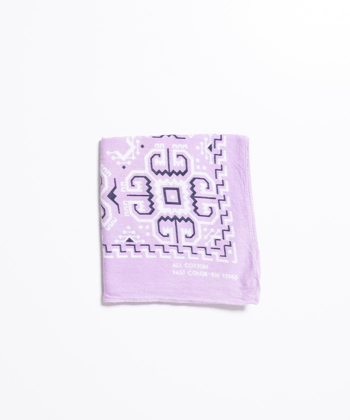 1960-70’s USA BANDANA LIGHTNING RN13960 - LAVENDER