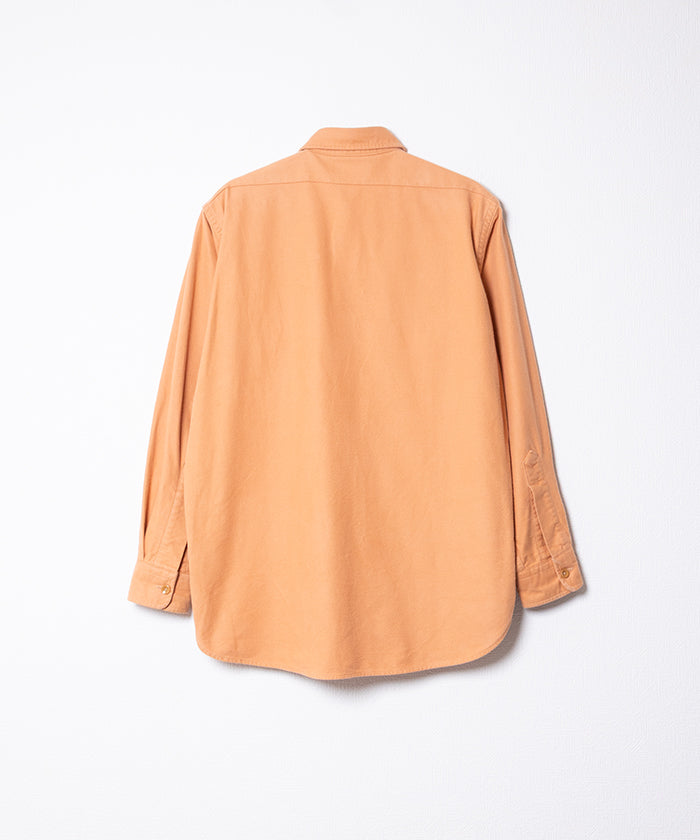 1980's L.L.BEAN CHAMOIS SHIRT MADE IN USA - PEACH