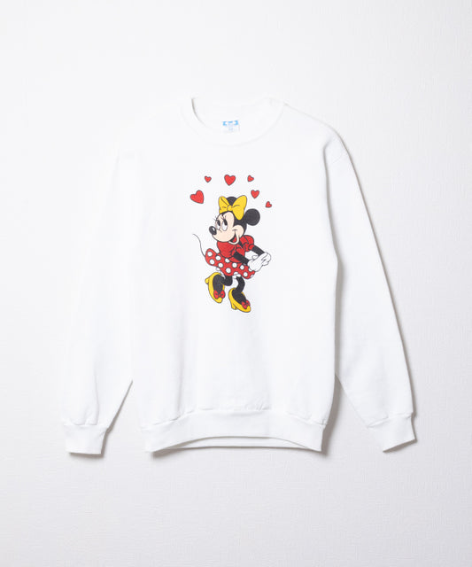 1980's WALT DISNEY CREW NECK SWEATSHIRT MINNIE MOUSE - A'r139 Kamakura