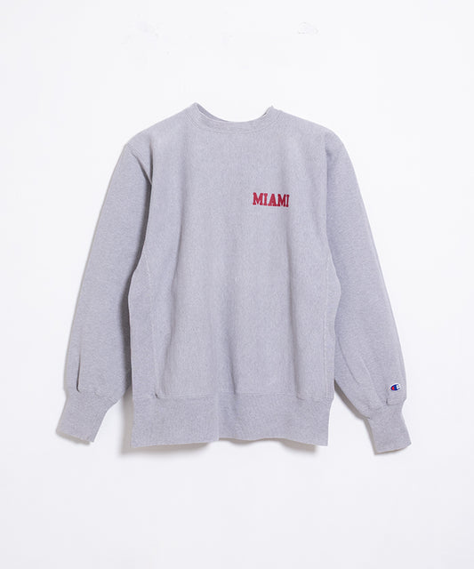 1990's CHAMPION REVERSE WEAVE SWEATSHIRT MADE IN USA MIAMI
