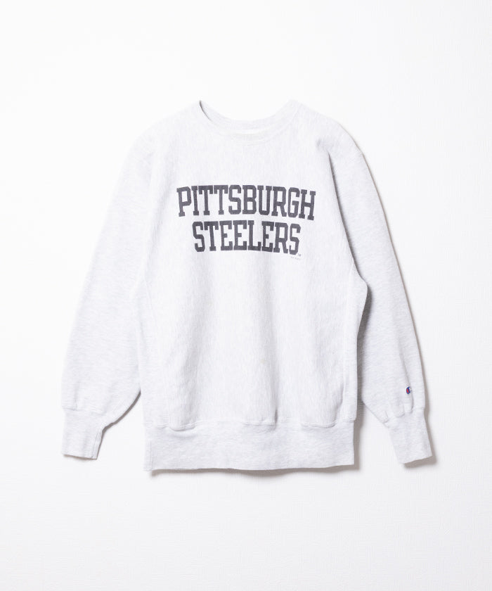 1990's CHAMPION REVERSE WEAVE SWEATSHIRT MADE IN USA PITTSBURG STEELERS - A'r139 Kamakura