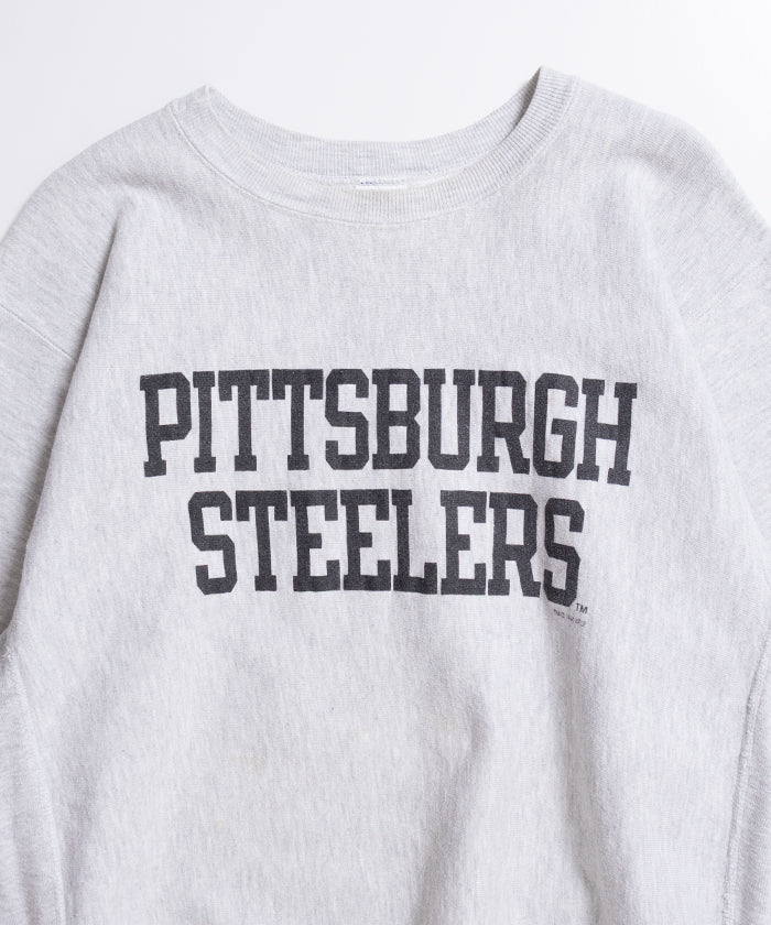 1990's CHAMPION REVERSE WEAVE SWEATSHIRT MADE IN USA PITTSBURG STEELERS - A'r139 Kamakura