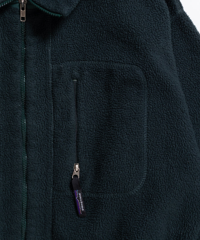1990's PATAGONIA SYNCHILA FLEECE JACKET MADE IN USA / パタゴニア シンチラ フリース ジャケット アメリカ製 古着 ヴィンテージ ビンテージ ハンターグリーン ダークグリーン Lサイズ XLサイズ オンラインショップ 通販