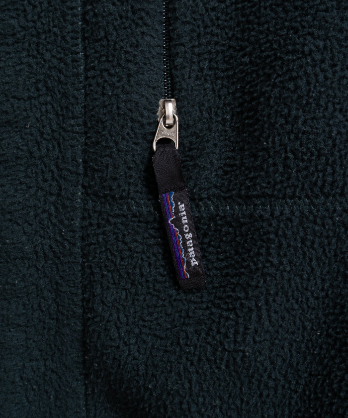 1990's PATAGONIA SYNCHILA FLEECE JACKET MADE IN USA / パタゴニア シンチラ フリース ジャケット アメリカ製 古着 ヴィンテージ ビンテージ ハンターグリーン ダークグリーン Lサイズ XLサイズ オンラインショップ 通販