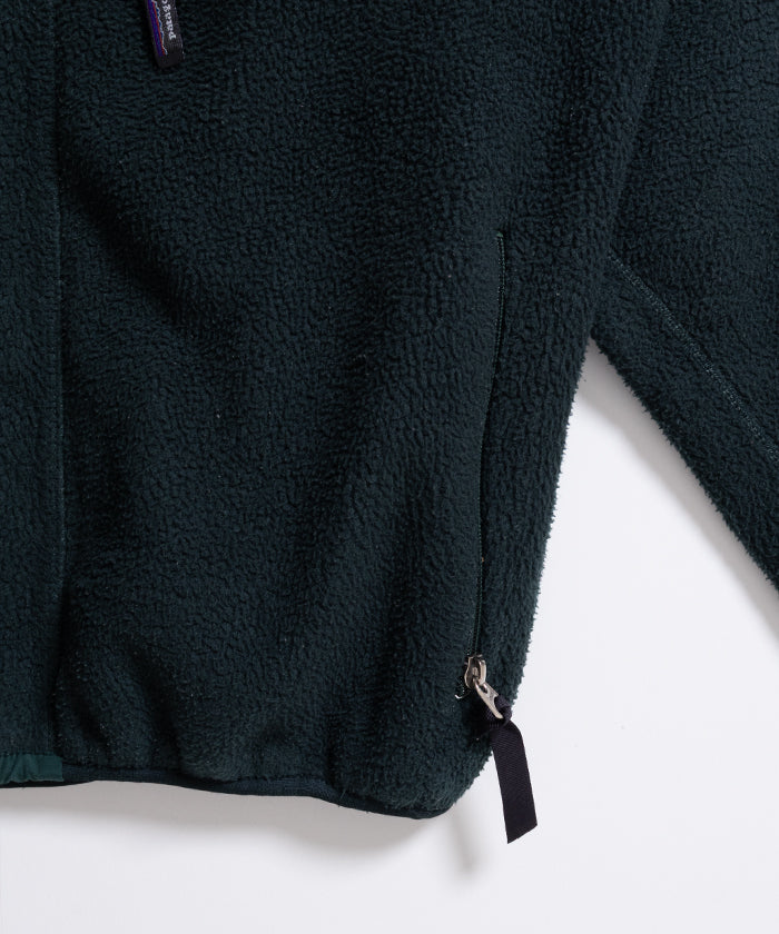 1990's PATAGONIA SYNCHILA FLEECE JACKET MADE IN USA / パタゴニア シンチラ フリース ジャケット アメリカ製 古着 ヴィンテージ ビンテージ ハンターグリーン ダークグリーン Lサイズ XLサイズ オンラインショップ 通販