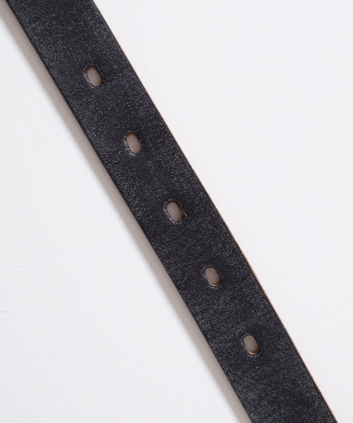 INTÉRIM】25mm OAK BARK LEATHER BELT / インテリム 25mm オーク