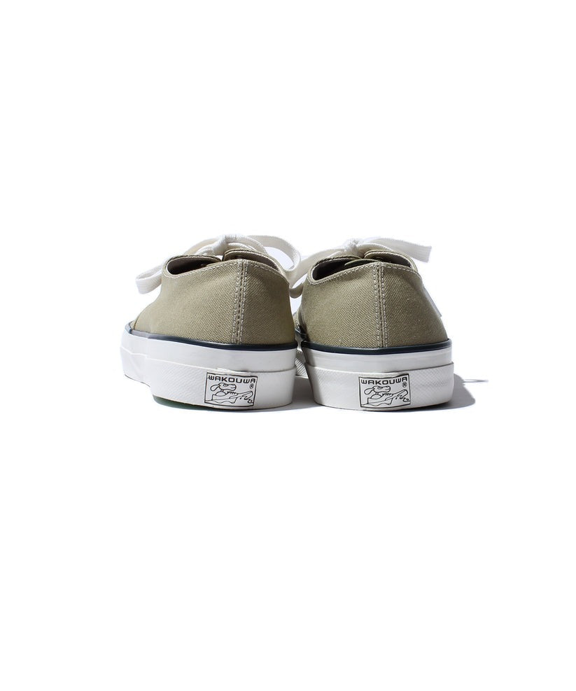 【ANATOMICA】WAKOUWA DECK SHOES LOW WHT SOLE - SAGE / アナトミカ ワクワ デッキシューズ 2024SS