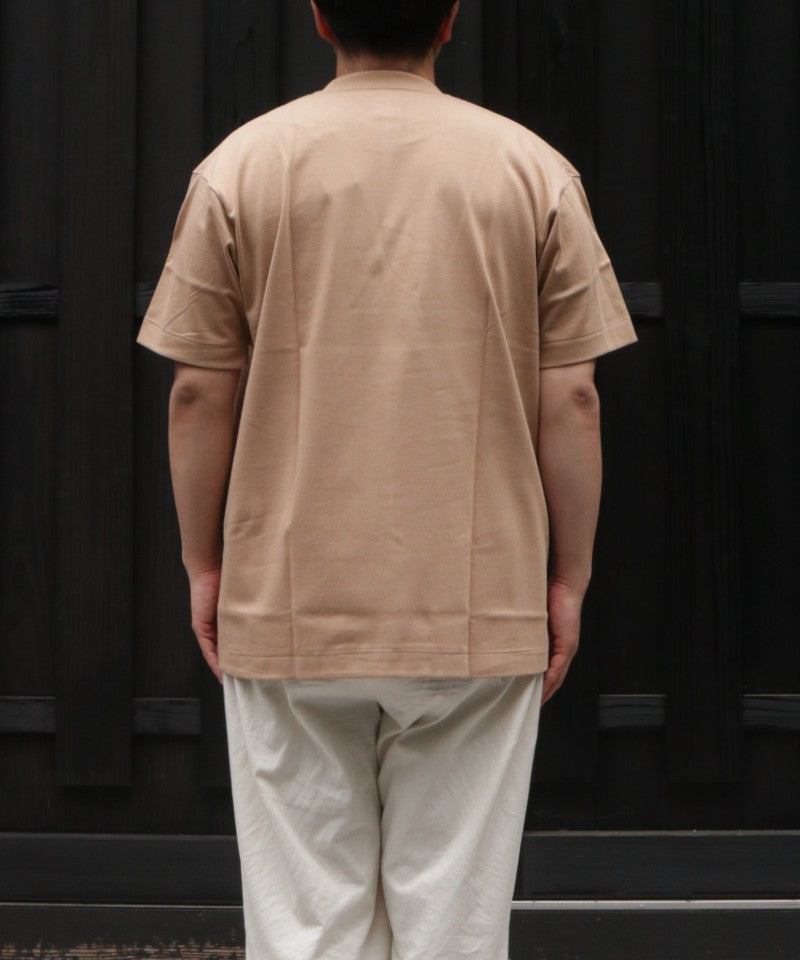 【ANATOMICA】 POCKET TEE - SAND / アナトミカ ポケットTシャツ