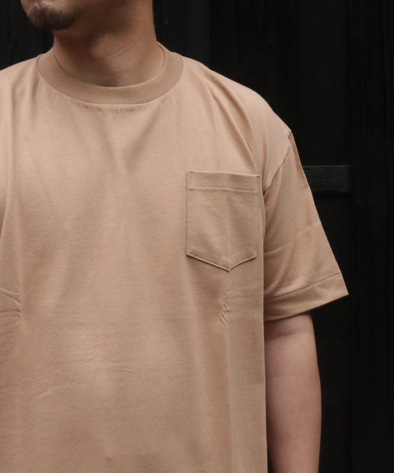 【ANATOMICA】 POCKET TEE - SAND / アナトミカ ポケットTシャツ