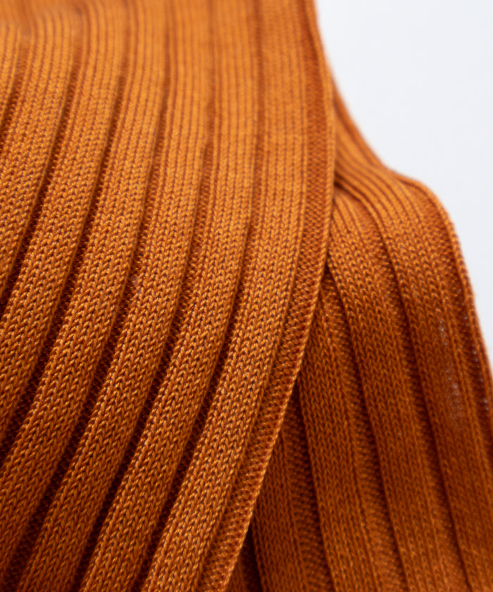 【Pantherella】5614 DANVERS - CUMIN / パンセレラ ダンバース コットン リブ ソックス ‐ ARZACH KAMAKURA 正規取扱店 神奈川 鎌倉 オンラインショップ 通販