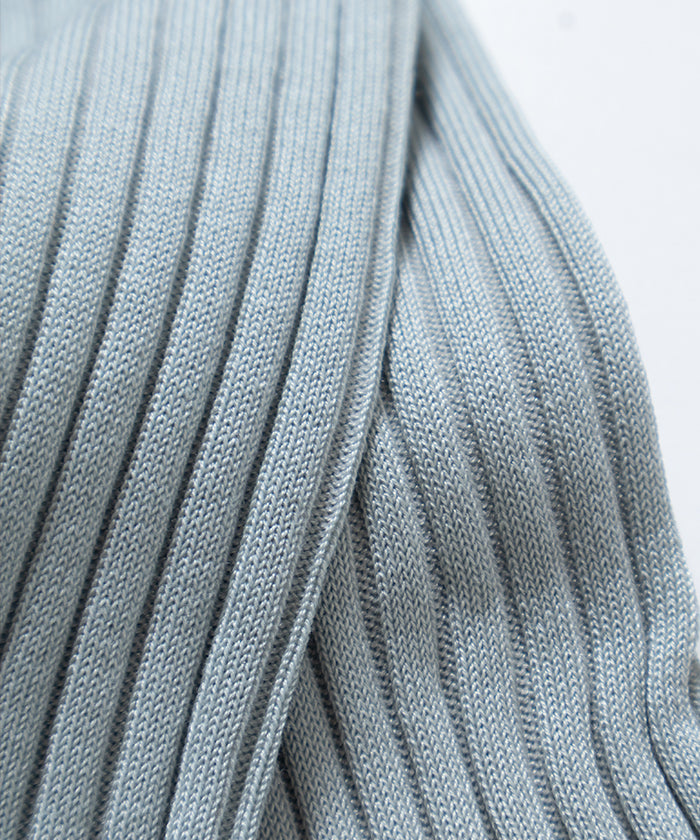 【Pantherella】5614 DANVERS - DUCK EGG / パンセレラ ダンバース コットン リブ ソックス ‐ ARZACH KAMAKURA 正規取扱店 神奈川 鎌倉 オンラインショップ 通販